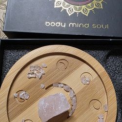 Rose Quartz Moon Phases Incense Holder