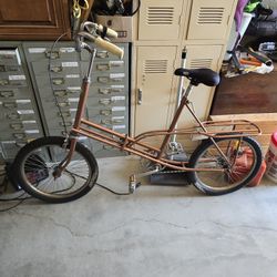  Antique 1970 collapsible bicycle