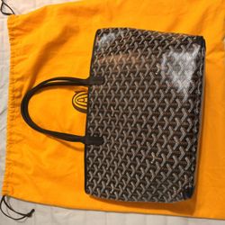 Goyard Black Goyardine Canvas Artois PM