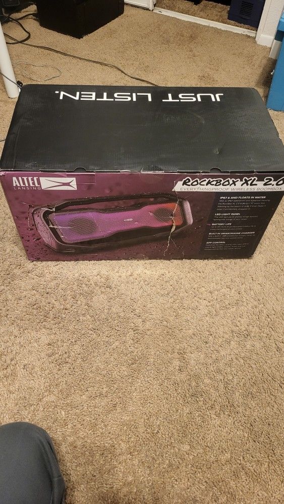 Altec Rock Box 2.0 Bluetooth Speaker