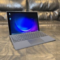 Touchscreen Microsoft Surface Pro 6 Core i5 8GB RAM 256GB SSD 12.3” 2K display Windows 11 tablet laptop computer