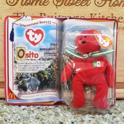 *** RARE TY Beanie Baby International Bears II Osito ***
