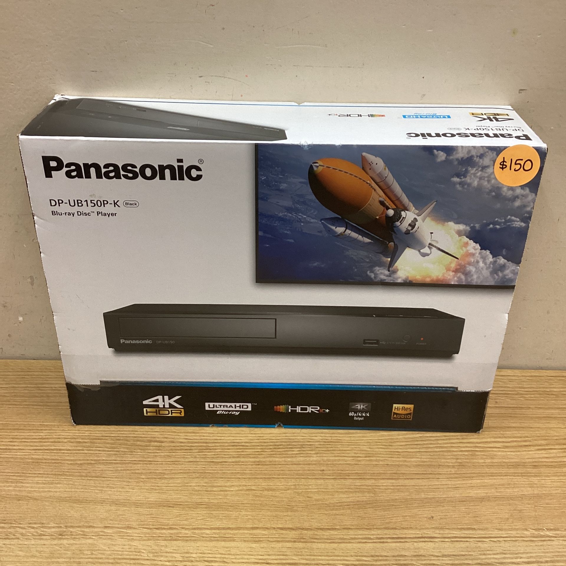 PANASONIC DP-UB150P-K BLU-RAY DISC PLAYER.