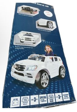 New In Box Rollplay 6V Mercedes-Benz GL450 SUV Powered Ride-On White