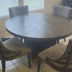 4 Seat Round Dining Table