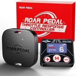 Roar Pedal Throttle Response Controller with Remote Compatible with Some Models of Dodge, Ram, Ford, Jeep, Chevrolet, Chrysler, GMC, Maserati, Mazda, 