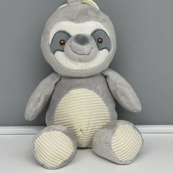 Kellytoy plush hang sloth rattle crinkle arms 10" 2018