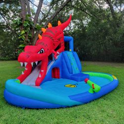 Happy Hop Dinosaur Cave Waterslide