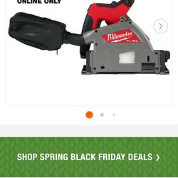 Milwaukee M 18 guide saw guides and hardware and protective bag