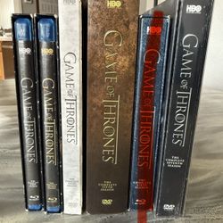 GOT Seasons 1,2,3, 5 & 7 