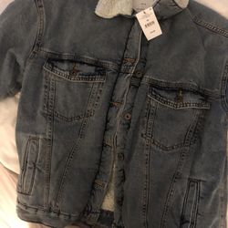 Women’s Oversized Sherpa Denim Jacket