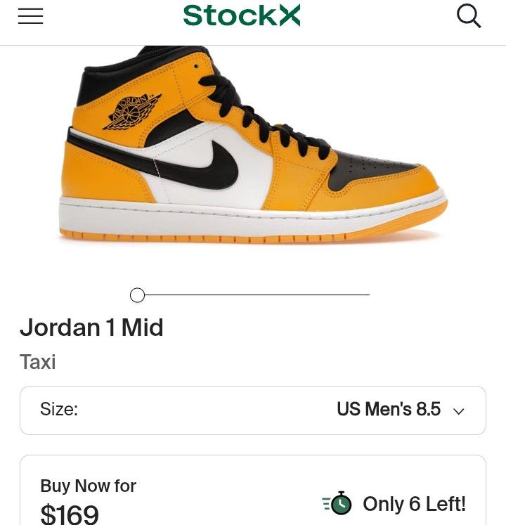 Jordan 1 Reverse Taxi