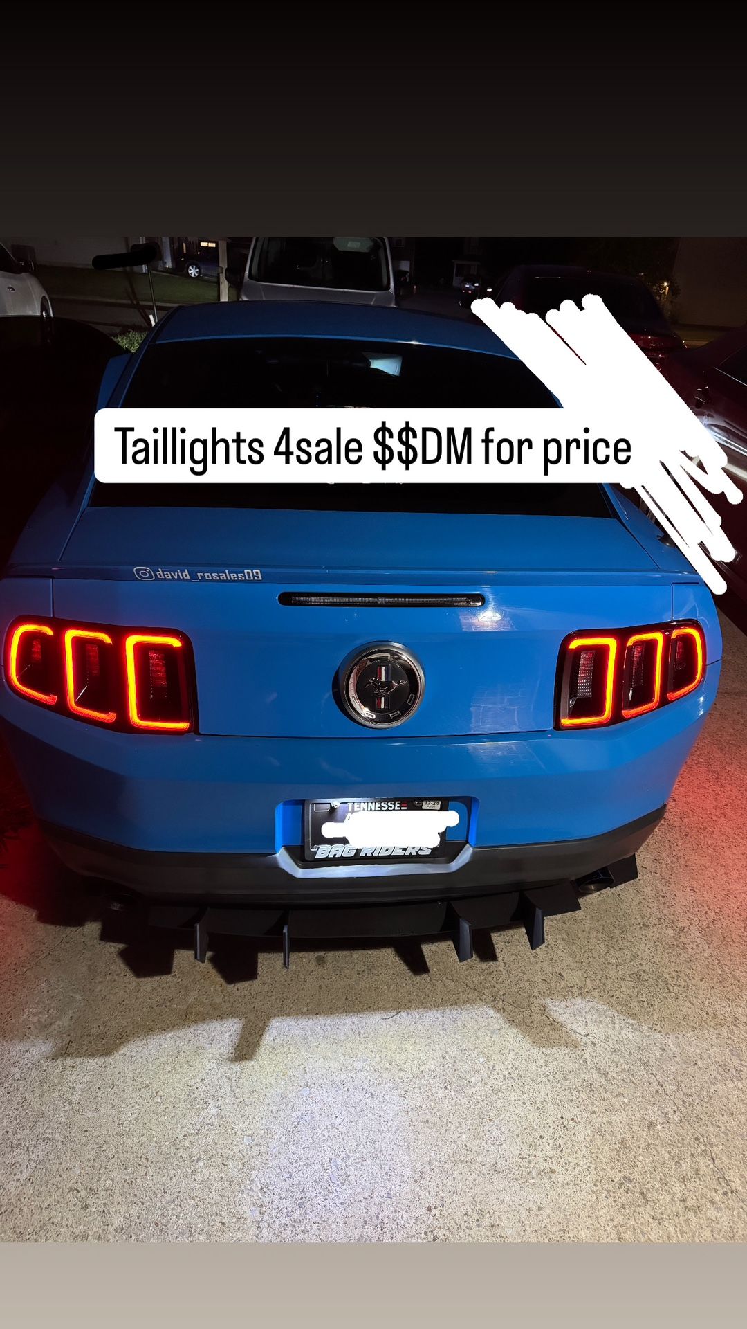 Ford Mustang 2011 To 2014 Taillights