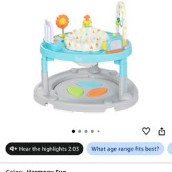 Used Smart Steps Bounce N Dance Activity Center Walker 