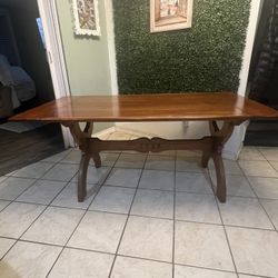 Wooden Table mid-century modern. 