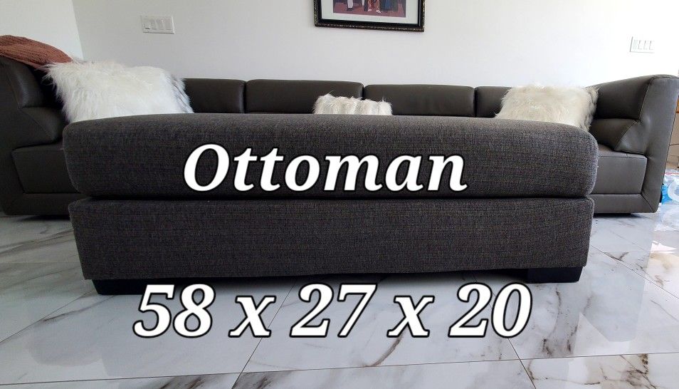 Big Ottoman Perfect Foot of Bed . Palm Springs