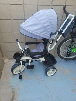 Kids push bike