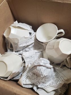 Glass tea cups