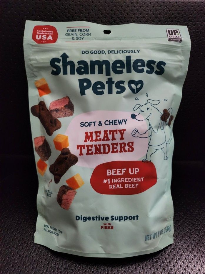 Shameless Pets Soft & Chewy Real Beef Dog Treats, 8oz