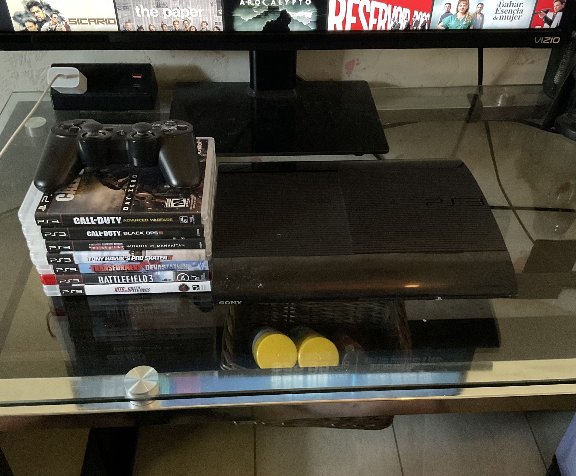 PS3 Slim 250 GB with 7 Games