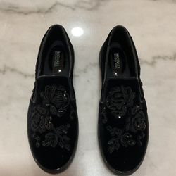 Michael Kors Kyle Slip On Velvet Beaded Shoes. Size 8.5 Brand New