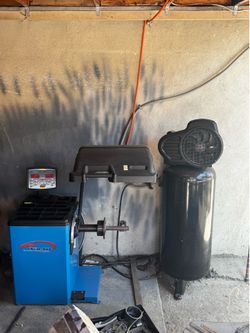 Tire machines and air compressor