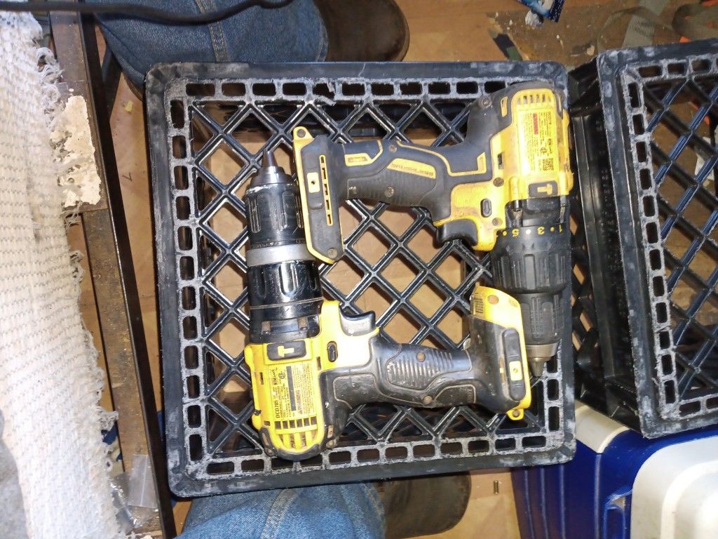 Two Dewalt Hammer Drills, 70$ Each 140$ Both