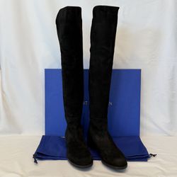 NEW Stuart Weitzman 5050 BOOT Suede M5.5