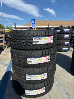 265/70/17 FALKEN RUBITREK AT (4) NEW TIRES INSTALLATION AND BALANCE 50,000 MILES WARRANTY