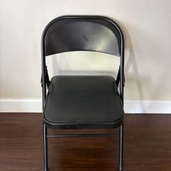 Black Folding Chair