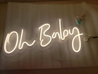 OH BABY Neon Light Sign