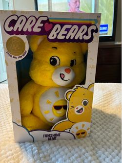 NIB Care Bear Funshine Bear Stuffed Animal
