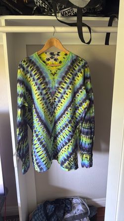 Tie-Dye Long Sleeve Shirt XL