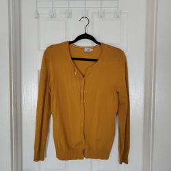 Cielo Mustard Yellow Cardigan – Size L