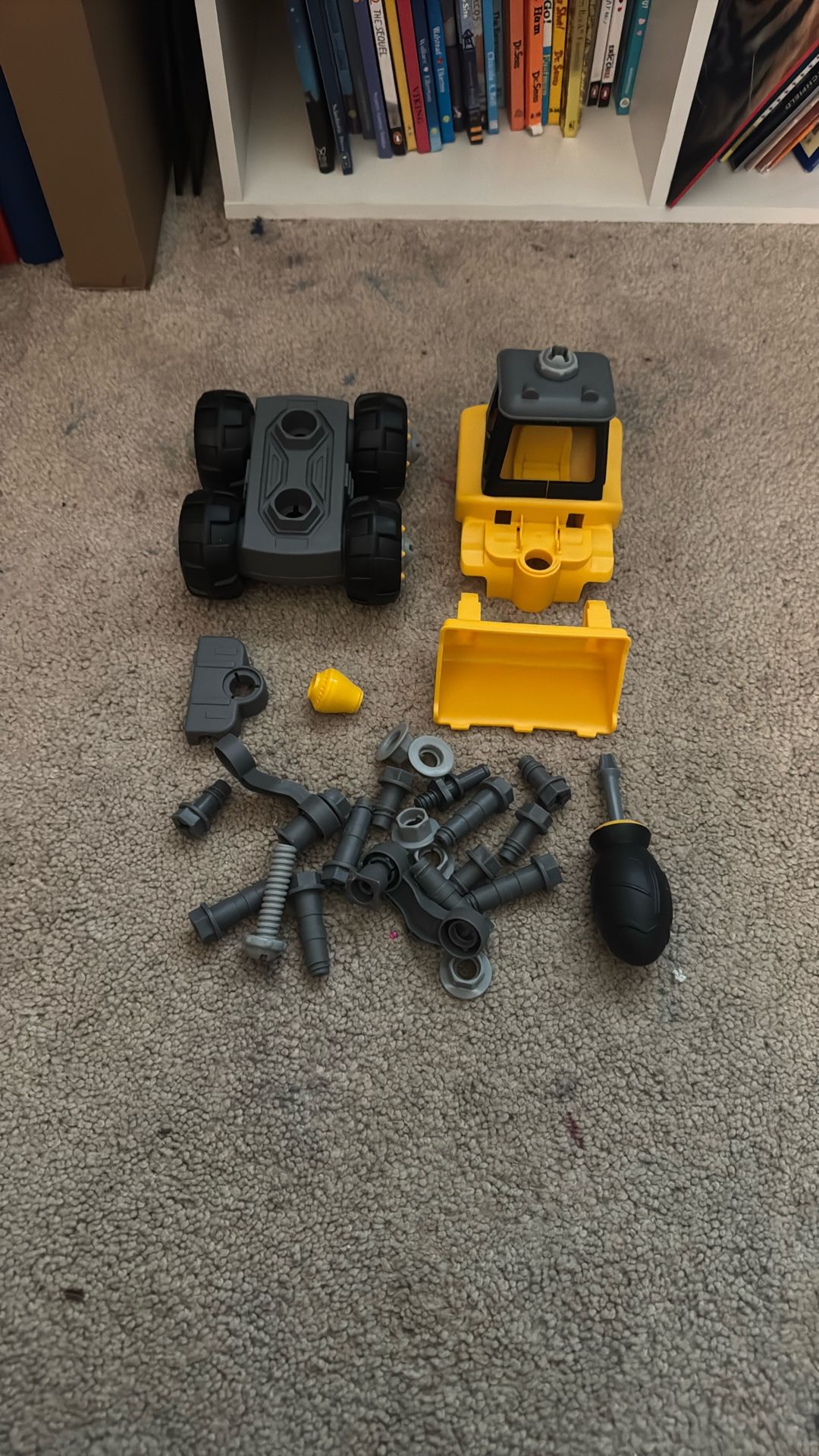 Build Your Own Construction Vehicle Toy