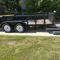 14x7 Big Tex Utility Trailer 