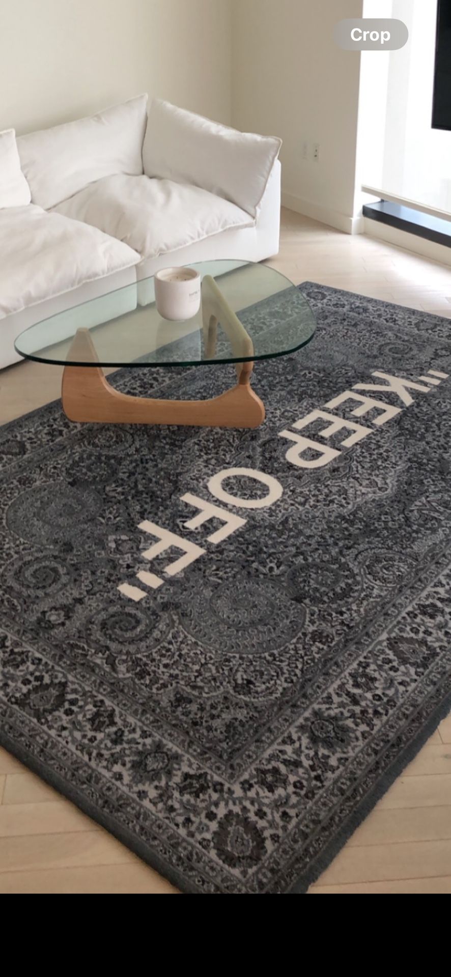 KEEP OFF Virgil Rug Offwhite