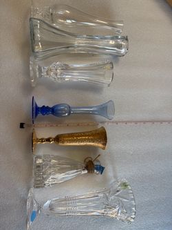 Mixed Glass Bud Vase Collection – Set of 8