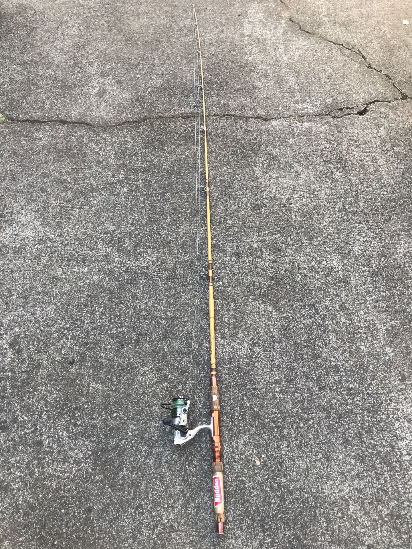 6’ 9” Heddon Spinning Rod with Abu Garcia reel