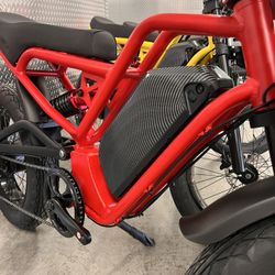 2000W (Peak)1500 Watt Electric Ebike, ⚡️🚀⚡️35-39mph, Heavy Duty/Full Suspension  (Black, Red Or Yellow)-w/FREE HEAVY DUTY CHAIN LOCK (4ft/10mm)