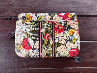 Vera Bradley Hard Case Quilted Floral Organizer or Small IPad Holder