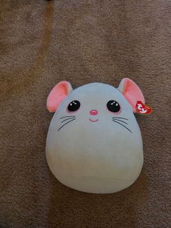 NEW 2021 TY Squish-a-Boos CATNIP the Mouse Cushion Pillow