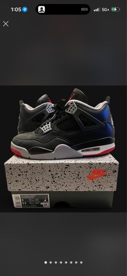 Jordan 4 Bred reimagined size 8 Men sizing