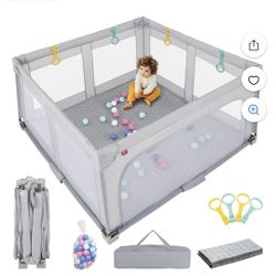 59” x 59” Large Baby Play Yard 