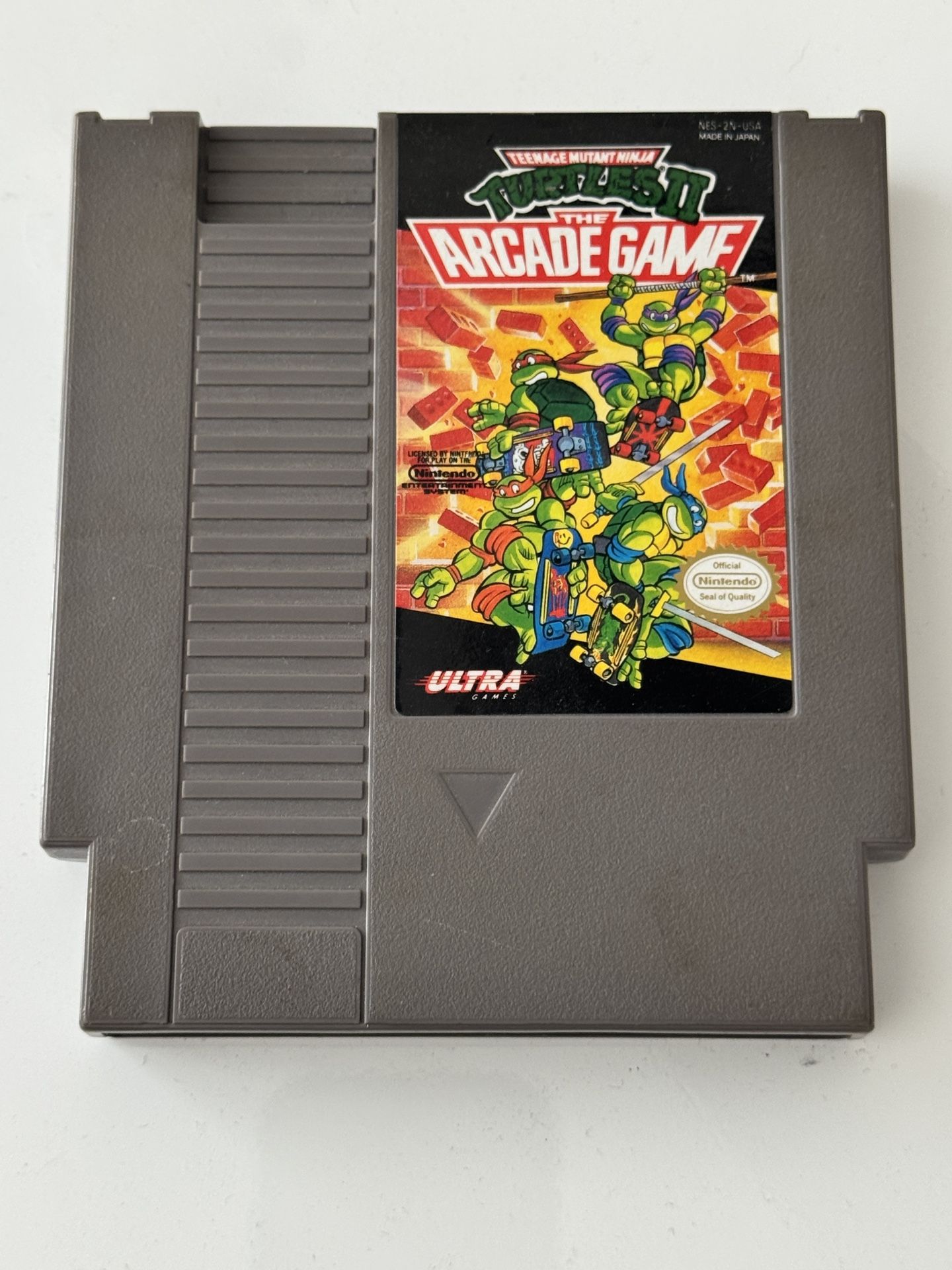 1985 NES TMNT Game Cartridge