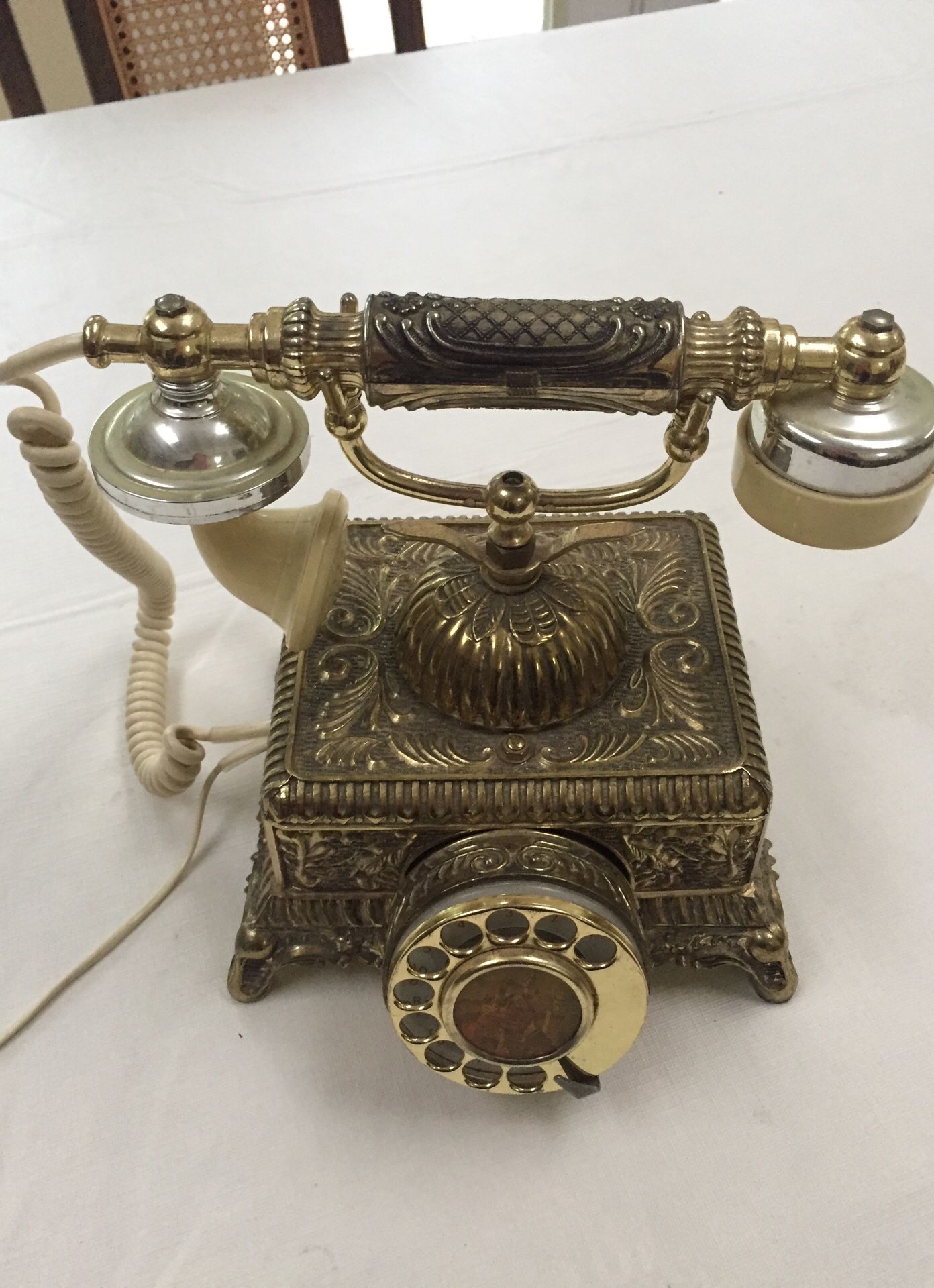 Ornate replica antique phone