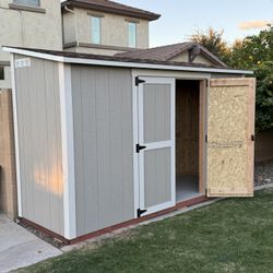12x4 Lean-to Shed With 7 Year Warranty 