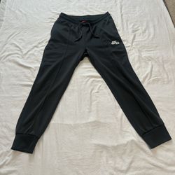 Black Nike Air Zip Pocket Joggers (M)