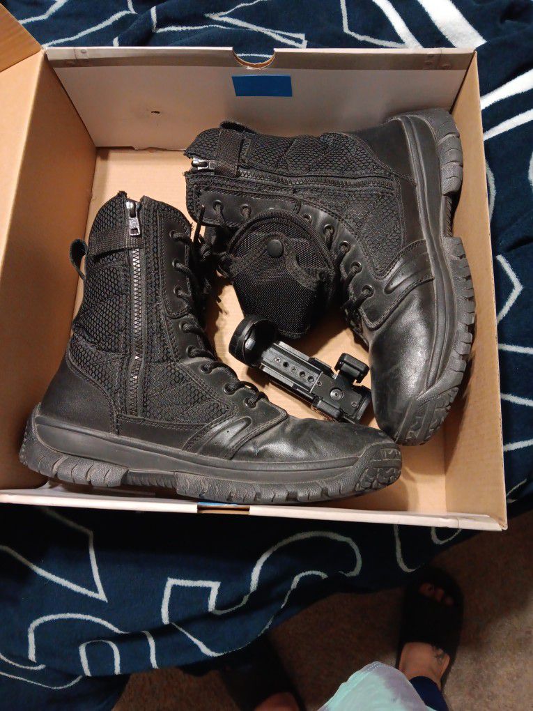 Tactical Boots And Gear Set OBO 