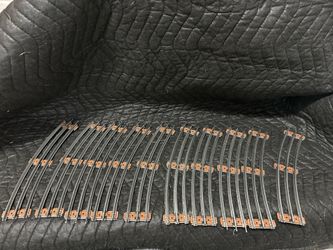 Lot of 10 Lionel O27 Gauge Curved Tubular Track Brown Tie